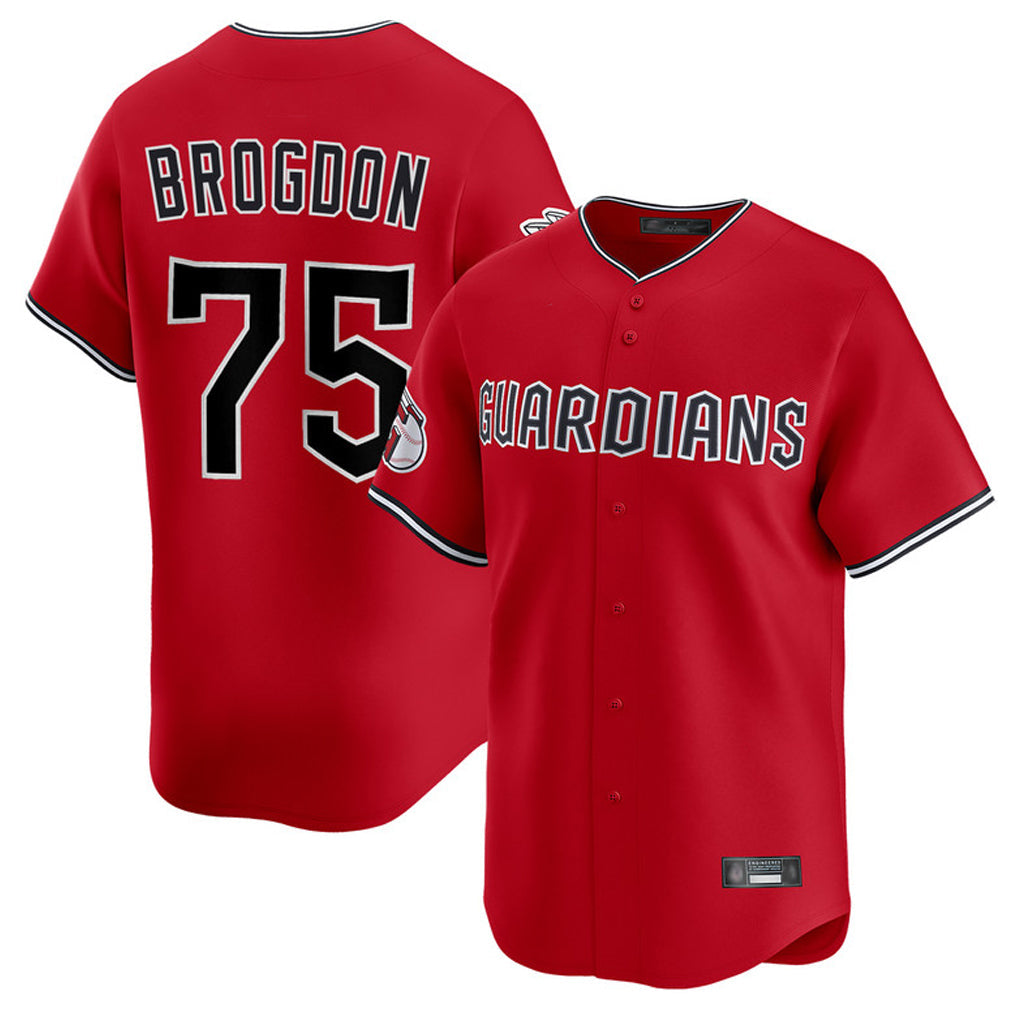 MATTH C.Guardians #75 Connor Brogdon Player Red Limited Home Stitched Jerseys