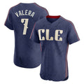 MATTH C.Guardians #7 George Valera Player Navy City Connect Limited Elite Home Stitched Jerseys