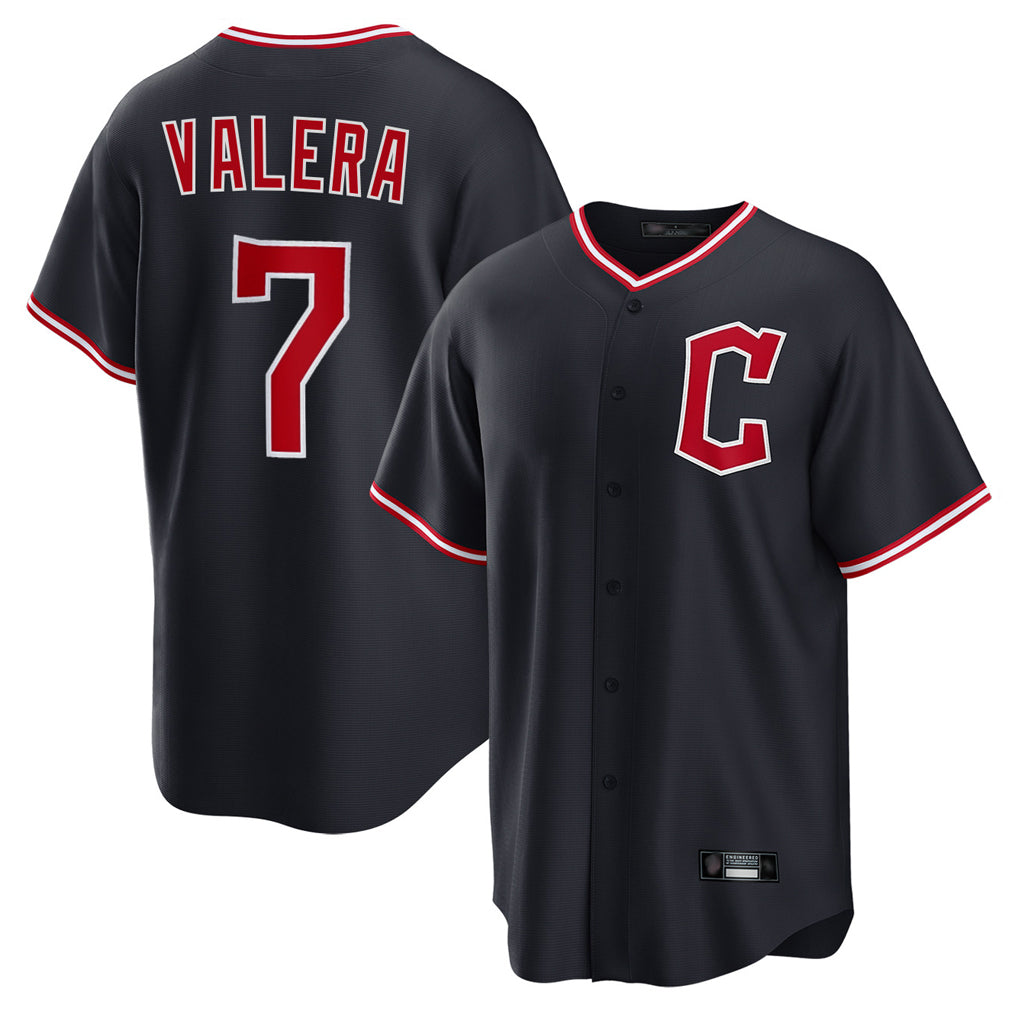 MATTH C.Guardians #7 George Valera Player Navy Home Game Stitched Jerseys