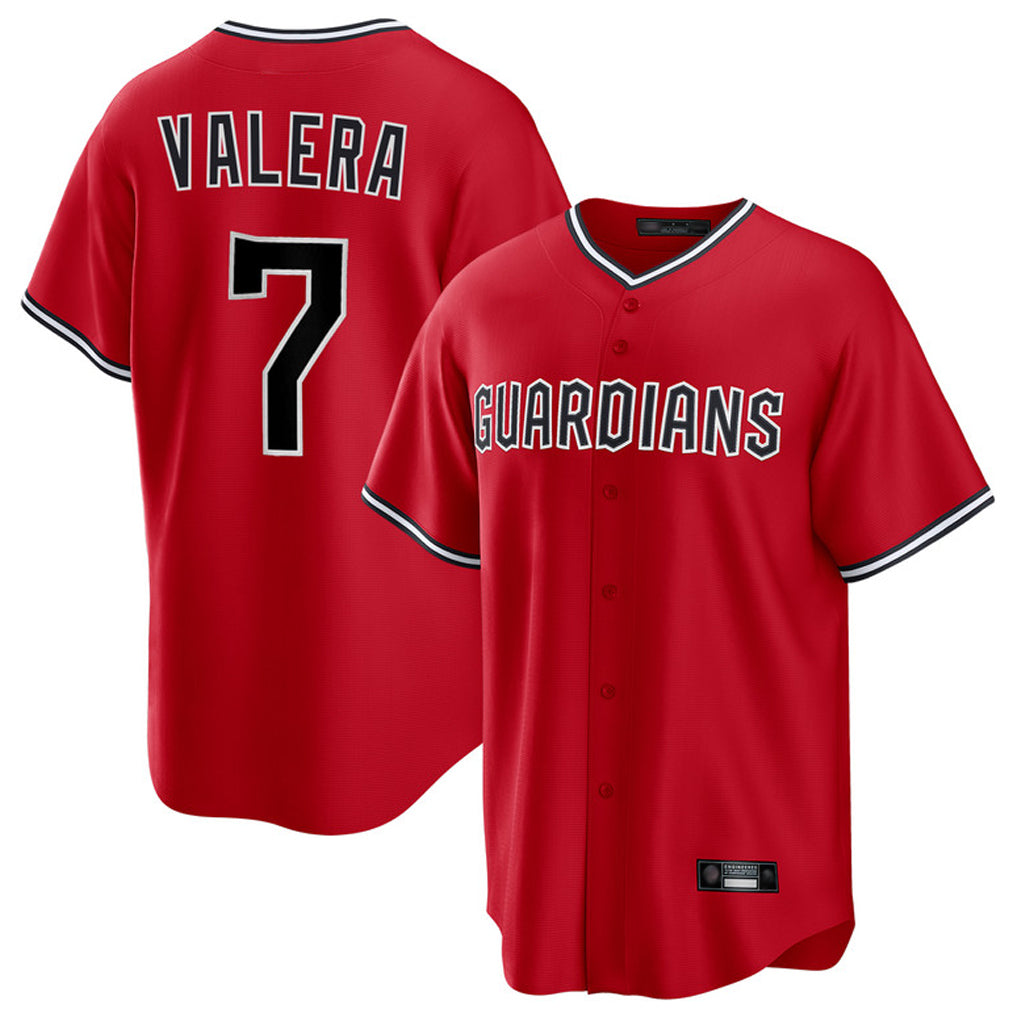 MATTH C.Guardians #7 George Valera Player Red Home Game Stitched Jerseys