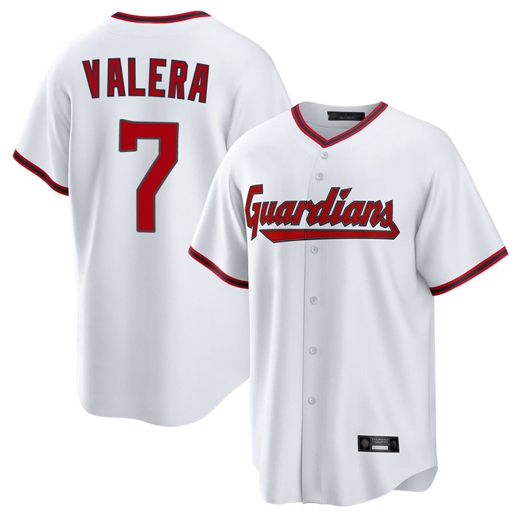MATTH C.Guardians #7 George Valera Player White Game Home Stitched Jerseys