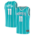 MATTH C.Hornets #11 Cody Martin  Teal Fast Break Replica Jerseys - Icon Edition