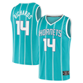 MATTH C.Hornets #14 Nick Richards  Teal Fast Break Replica Jerseys - Icon Edition