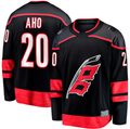 MATTH C.Hurricanes #20 Sebastian Aho Black Home Breakaway Stitched Jerseys