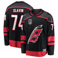 MATTH C.Hurricanes #74 Jaccob Slavin Black 2026 Stanley Cup Final Home Breakaway Stitched Jerseys