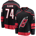 MATTH C.Hurricanes #74 Jaccob Slavin Black Home Breakaway Player Stitched Jerseys