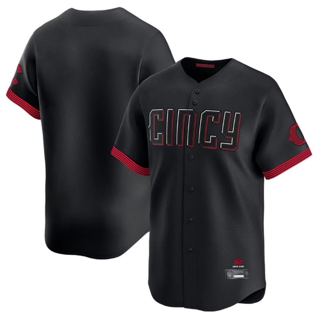 MATTH C.Reds Black City Connect Home Limited Blank Player Stitched Jerseys