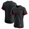 MATTH C.Reds Black City Connect Limited Elite Home Blank Player Stitched Jerseys