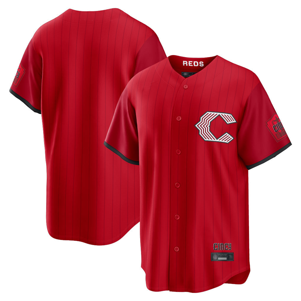 MATTH C.Reds Red 2026 City Connect Home Game Blank Player Stitched Jerseys