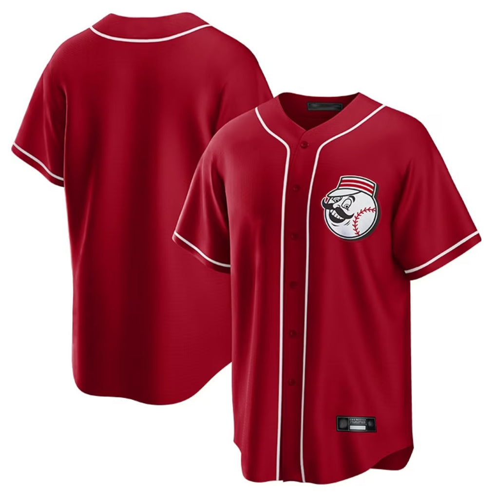 MATTH C.Reds Red Home Game Blank Player Stitched Jerseys