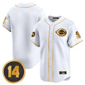 MATTH C.Reds White-Gold Vapor Premier Limited Home Blank Player Stitched Jerseys