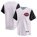MATTH C.Reds White Black Stripe Field of Dreams Game Home Blank Player Stitched Jerseys