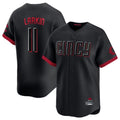 MATTH C.Reds #11 Barry Larkin Player Black City Connect Home Limited Stitched Jerseys