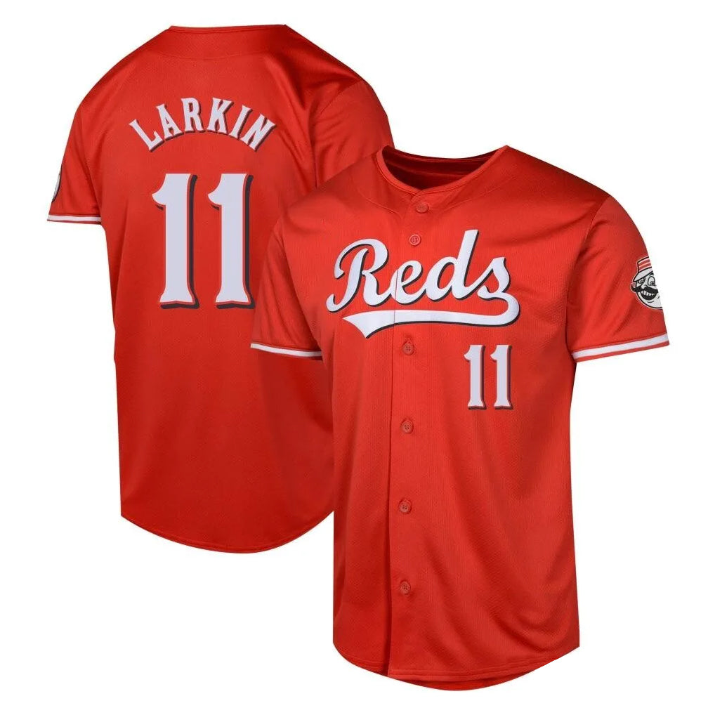 MATTH C.Reds #11 Barry Larkin Player Red 2026 City Connect Limited Home Stitched Jerseys