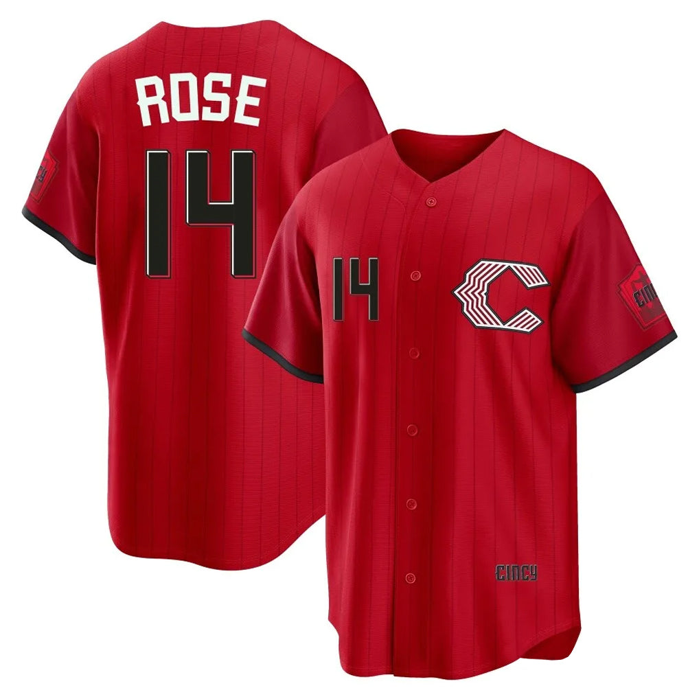 MATTH C.Reds #14 Pete Rose Player Red 2026 City Connect Home Game Stitched Jerseys