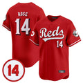 MATTH C.Reds #14 Pete Rose Player Red Vapor Premier Limited Home Stitched Jerseys
