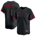 MATTH C.Reds #21 Hunter Greene Player Black City Connect Home Limited Stitched Jerseys