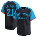 MATTH C.Reds #21 Hunter Greene Player Navy Limited National League All-Star Game Stitched Jerseys