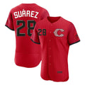 MATTH C.Reds #28 Eugenio Su¡§¡érez Player Red 2026 City Connect Limited Elite Home Stitched Jerseys