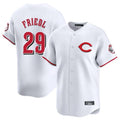 MATTH C.Reds #29 TJ Friedl Player White Limited Home Stitched Jerseys