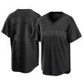 MATTH C.Reds #30 Ken Griffey Player Black T-shirt Game Home Stitched Jerseys