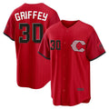 MATTH C.Reds #30 Ken Griffey Player Red 2026 City Connect Home Game Stitched Jerseys