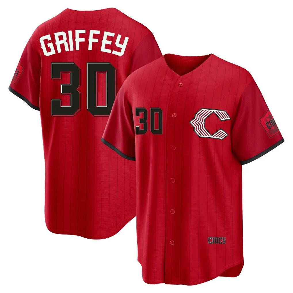 MATTH C.Reds #30 Ken Griffey Player Red 2026 City Connect Home Game Stitched Jerseys