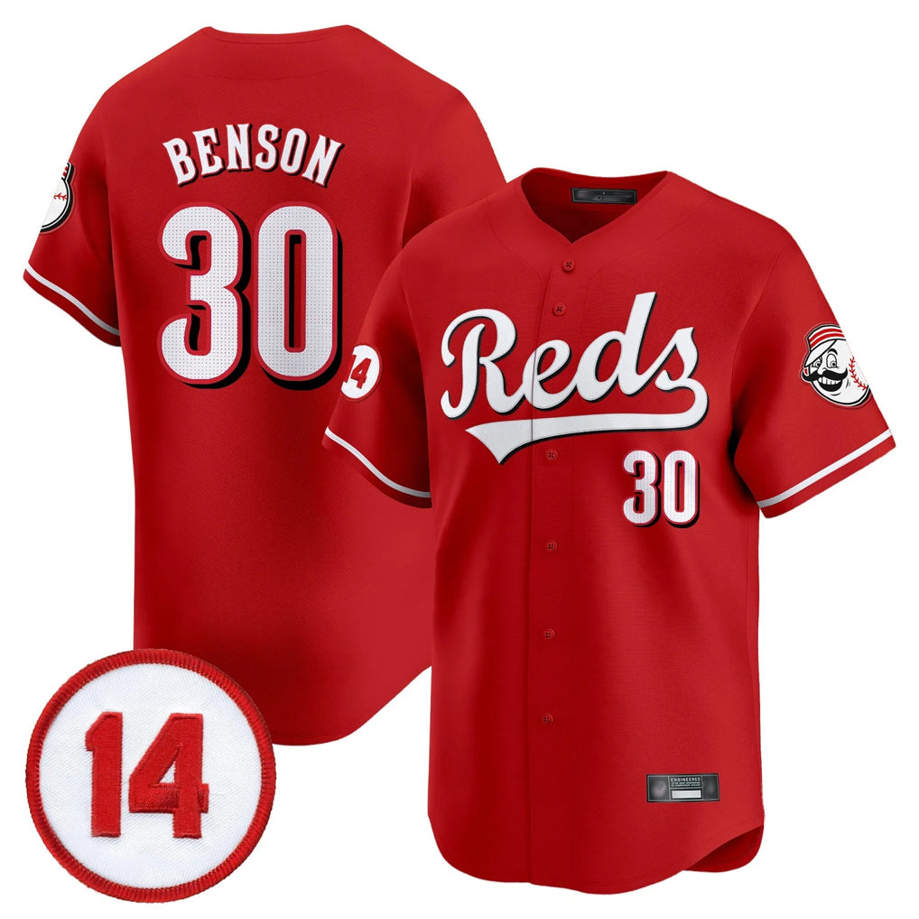 MATTH C.Reds #30 Ken Griffey Player Red Vapor Premier Limited Home Stitched Jerseys