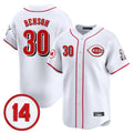MATTH C.Reds #30 Ken Griffey Player White Vapor Premier Limited Home Stitched Jerseys