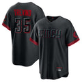 MATTH C.Reds #35 Jose Trevino Player Black City Connect Home Game Stitched Jerseys