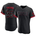 MATTH C.Reds #35 Jose Trevino Player Black City Connect Limited Elite Home Stitched Jerseys