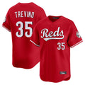 MATTH C.Reds #35 Jose Trevino Player Red Home Limited Stitched Jerseys