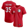MATTH C.Reds #35 Jose Trevino Player Red Limited Elite Home Game Stitched Jerseys
