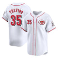 MATTH C.Reds #35 Jose Trevino Player White Home Limited Stitched Jerseys