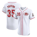 MATTH C.Reds #35 Jose Trevino Player White Limited Elite Home Stitched Jerseys