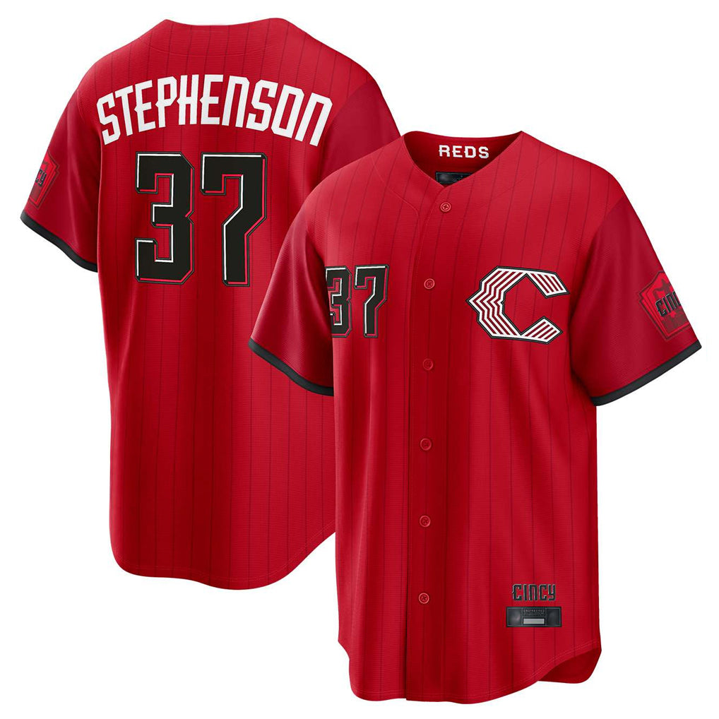 MATTH C.Reds #37 Tyler Stephenson Player Red 2026 City Connect Home Game Stitched Jerseys