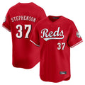 MATTH C.Reds #37 Tyler Stephenson Player Red Home Limited Stitched Jerseys