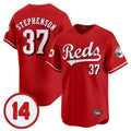 MATTH C.Reds #37 Tyler Stephenson Player Red Vapor Premier Limited Home Stitched Jerseys