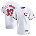 MATTH C.Reds #37 Tyler Stephenson Player White Limited Home Stitched Jerseys