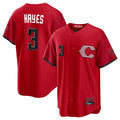 MATTH C.Reds #3 Ke'Bryan Hayes Player Red 2026 City Connect Home Game Stitched Jerseys
