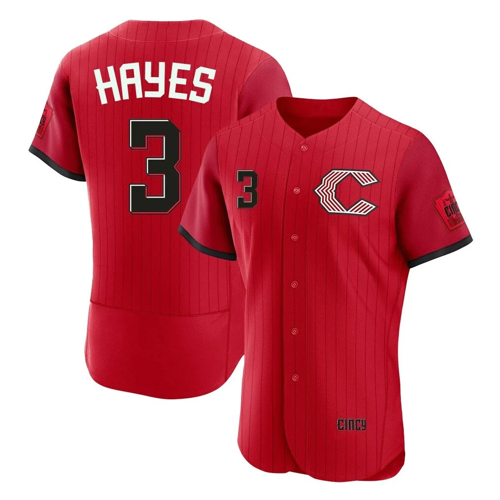 MATTH C.Reds #3 Ke'Bryan Hayes Player Red 2026 City Connect Limited Elite Home Stitched Jerseys