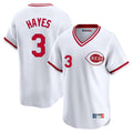 MATTH C.Reds #3 Ke'Bryan Hayes Player White Cooperstown Collection Limited T-shirt Home Stitched Jerseys