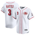 MATTH C.Reds #3 Ke'Bryan Hayes Player White Home Limited Stitched Jerseys