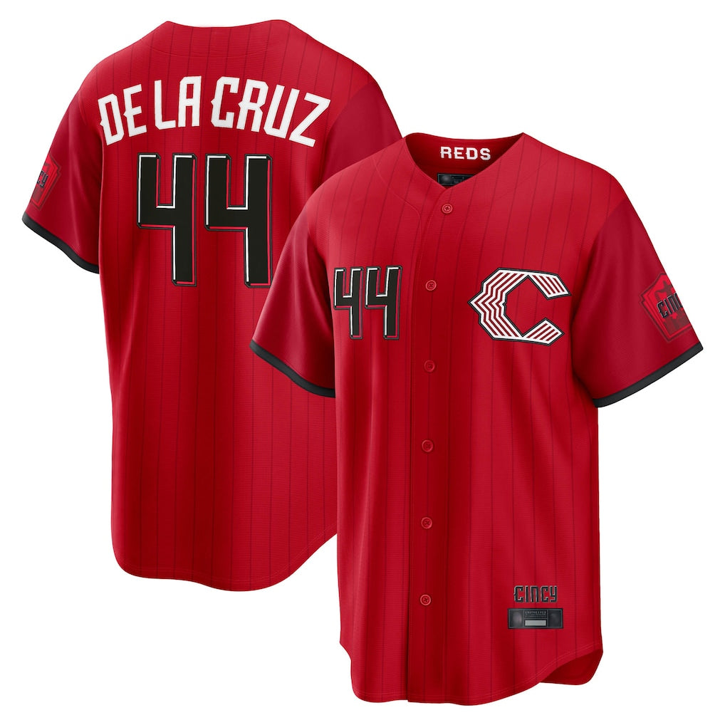 MATTH C.Reds #44 Elly De La Cruz Player Red 2026 City Connect Home Game Stitched Jerseys