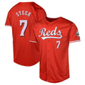 MATTH C.Reds #7 Spencer Steer Player Red 2026 City Connect Limited Home Stitched Jerseys