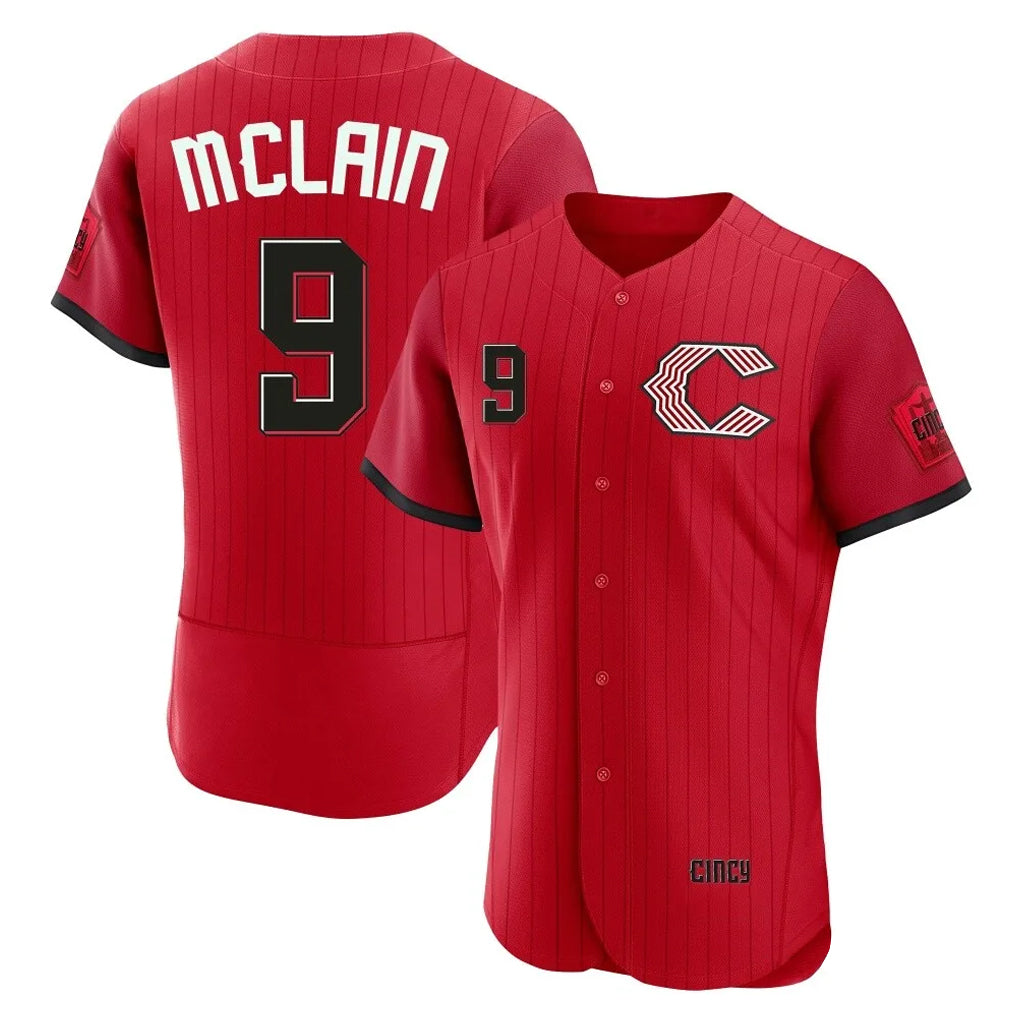 MATTH C.Reds #9 Matt McLain Player Red 2026 City Connect Limited Elite Home Stitched Jerseys