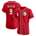 MATTH C.Reds #9 Matt McLain Player Red Limited Elite Home Game Stitched Jerseys