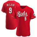 MATTH C.Reds #9 Matt McLain Player Red Limited Elite Home Stitched Jerseys
