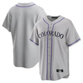 MATTH C.Rockies Gray Game Home Blank Player Stitched Jerseys