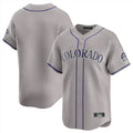 MATTH C.Rockies Gray Limited Home Blank Player Stitched Jerseys